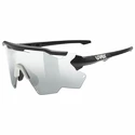 Sport Brille Uvex  Sportstyle 228 Black Sand Mat/Mirror Silver (Cat. 2)