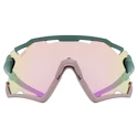 Sport Brille Uvex  Sportstyle 228 Moss Rose Mat/Mirror Rose (Cat. 2)