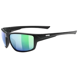 Sport Brille Uvex Sportstyle 230 Black Matt/Mir.Green (S5320692215)