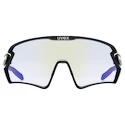 Sport Brille Uvex  Sportstyle 231 2.0 V Black Mat/Ltm.Blue (S5330282204)
