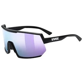 Sport Brille Uvex Sportstyle 235 Black Matt/Mir. Lavender (S5330032016)