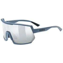 Sport Brille Uvex Sportstyle 235 Stone Blue Matt/Mir.Silv (S5330034416)