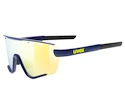 Sport Brille Uvex  Sportstyle 236 S Set Blue Matt / Mir.Yellow Cat. 2 + Cat. 0 (S5330054416)