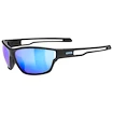 Sport Brille Uvex  Sportstyle 806 Black Matt/Mir.Blue (S5330872214)