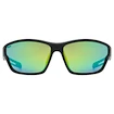 Sport Brille Uvex  Sportstyle 806 Black Matt/Mir.Green (S5330872215)