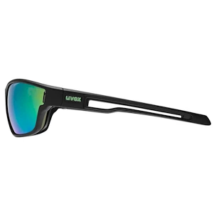 Sport Brille Uvex  Sportstyle 806 Black Matt/Mir.Green (S5330872215)