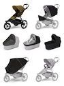 Sportkinderwagen Thule Urban Glide 3 Nutria green + Bassinet Black SET 7in1