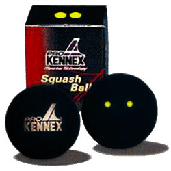Squashball Pro Kennex - 2 gelbe Punkte