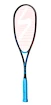 Squashschläger Salming  Fusione Feather Racket Black/Cyan