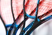 Squashschläger Salming  Fusione Feather Racket Black/Cyan