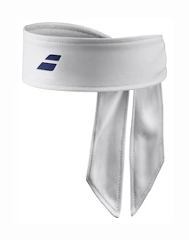 Stirnband Babolat Tie Headband White/Sodalite Blue