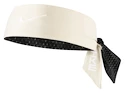 Stirnband Nike  M Dri-Fit Head Tie Reversible Black/Light Bone/White