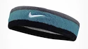 Stirnband Nike  Swoosh Headband Cool Grey/Teal Nebula