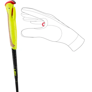 Stöcke für Trailrunning Leki  Evotrail FX.One TA, black-neonyellow-dark anthracite 125 cm