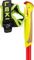 Stöcke für Trailrunning Leki  Ultratrail FX Junior, naturalcarbon-bright red-neonyellow, 95 - 110 cm