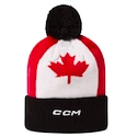 Strickmütze CCM  Flag Hood Team CAN Black
