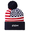 Strickmütze CCM  Flag Hood Team USA Navy