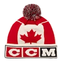 Strickmütze CCM  FLAG POM KNIT TEAM CANADA Multiple Team Color