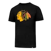 T-shirt 47 Brand Club Tee NHL Chicago Blackhawks Black