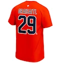 T-shirt Fanatics NHL Edmonton Oilers Leon Draisaitl 29 Orange