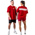 T-Shirt Nebbia GYM ESSENTIALS Oversized T-shirt 381 red