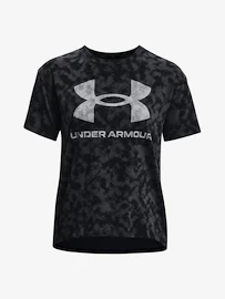 T-Shirt Under Armour UA LOGO AOP HEAVYWEIGHT SS-BLK