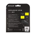 Tennissaite Dunlop  Explosive Spin Black 1.25 Set (12 m)