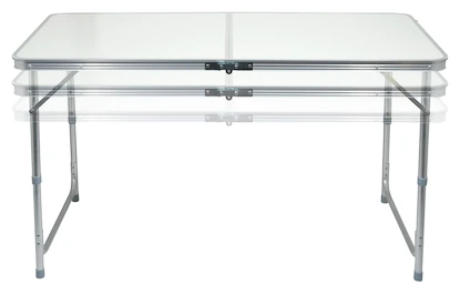 Tisch Cattara  kemping DOUBLE teleskop. šedý + 4x židlička