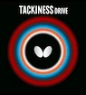 Tischtennis Belag Butterfly  Tackiness D (Drive)  Schwarz, 2,1 mm