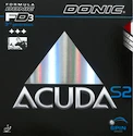 Tischtennis Belag Donic  - Acuda S2  Schwarz, 2,0 mm