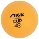 Tischtennisbälle Stiga  Cup 40+ ABS Orange