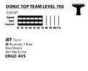 Tischtennisschläger Donic Schildkröt  Top Team 700