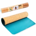 Trainigsmatte Spokey  Savasana jóga podložka na cvičení korková vč. popruhu