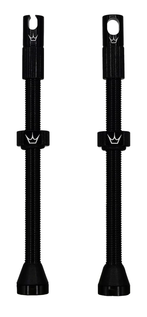 Tubeless-Ventil PEATY'S  X chris king (mk2) black tubeless valves - 80mm (ptv2-80-blk-12)