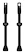 Tubeless-Ventil PEATY'S  X chris king (mk2) black tubeless valves - 80mm (ptv2-80-blk-12)