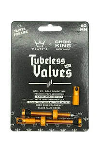 Tubeless-Ventil PEATY'S  X chris king (mk2) mango tubeless valves 60mm (ptv2-60-mng-12)