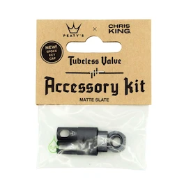 Tubeless-Ventil PEATY'S X chris king (mk2) slate tubeless valves accessory kit (ptv2-accs-slt-12)