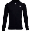 Under Armour RIVAL COTTON FZ HOODIE für Jungen schwarz