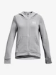 Under Armour Rival Fleece LU FZ Hoodie-GRY