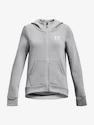 Under Armour Rival Fleece LU FZ Hoodie-GRY