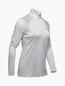 Under Armour Tech T-Shirt mit halbem Reißverschluss — Twist-Grey