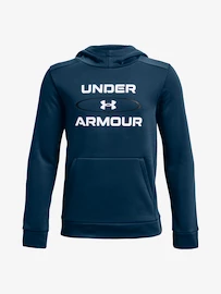 Under Armour UA Armour Sweatshirt aus Fleece mit Grafikmotiv in HD-BLAU