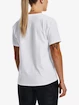 Under Armour UA Esential Cttn Stretch Tee-WHT