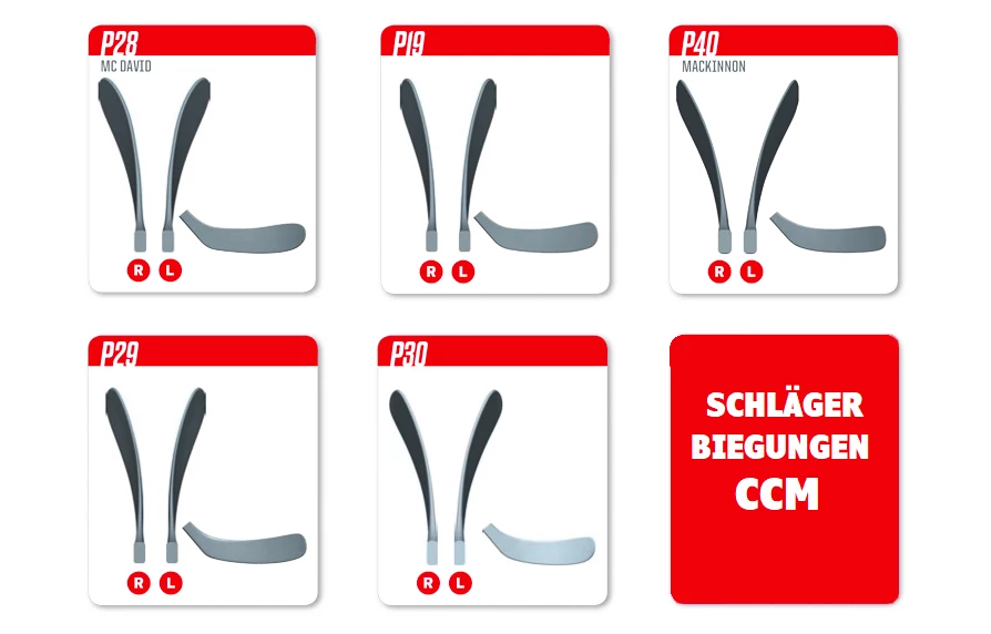 Schläger Biegungen - CCM