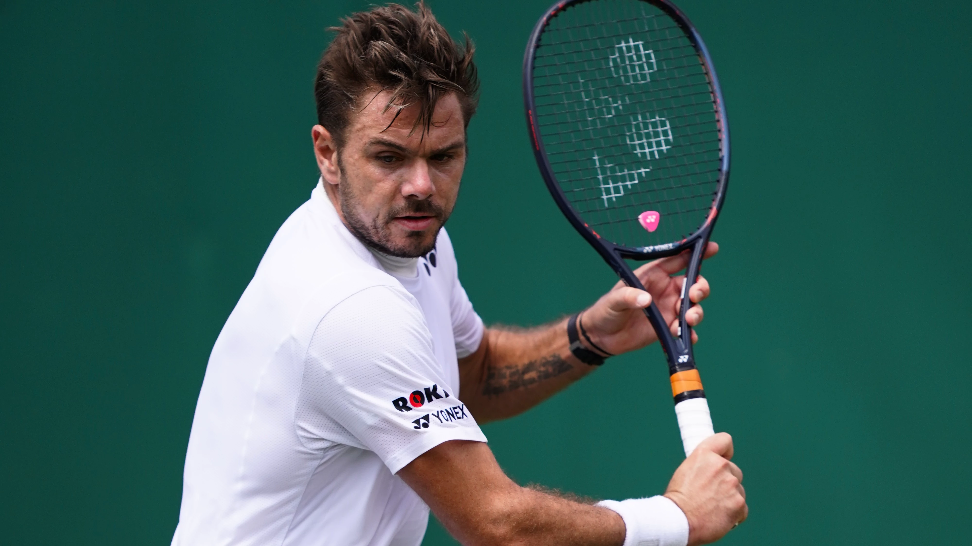 Stanislas Wawrinka na Wimbledonu