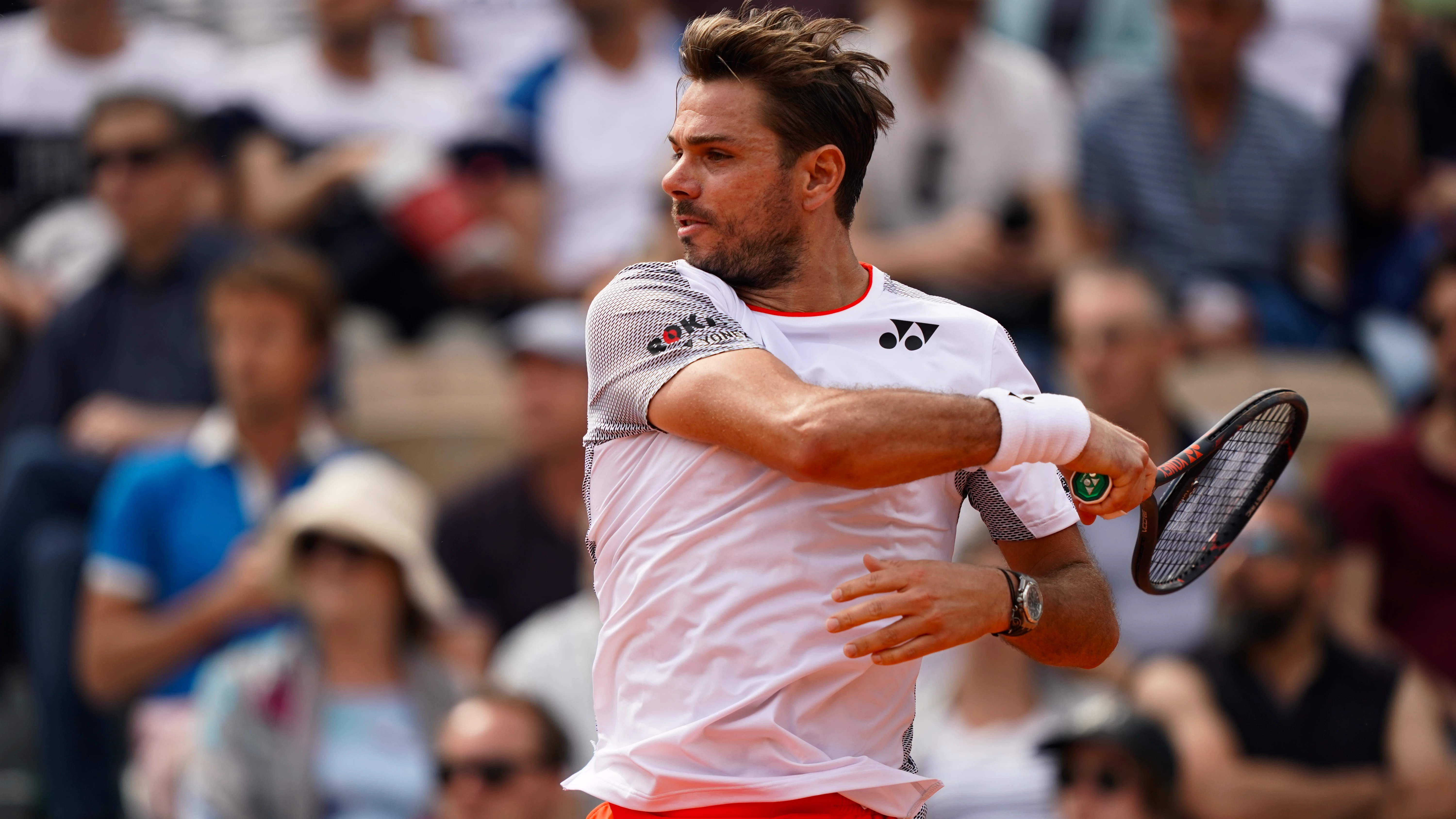 Stanislas Wawrinka na Roland Garros