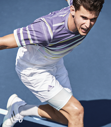 Dominic Thiem in der Tennisbekleidung Adidas Australian Open