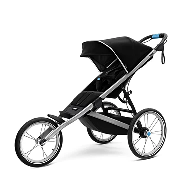 Kinderwagen Thule Glide 2 mit Handbremse stoppt auf der Stelle