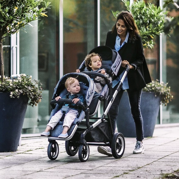 Thule Sleek Stadt-Kinderwagen für Zwillinge