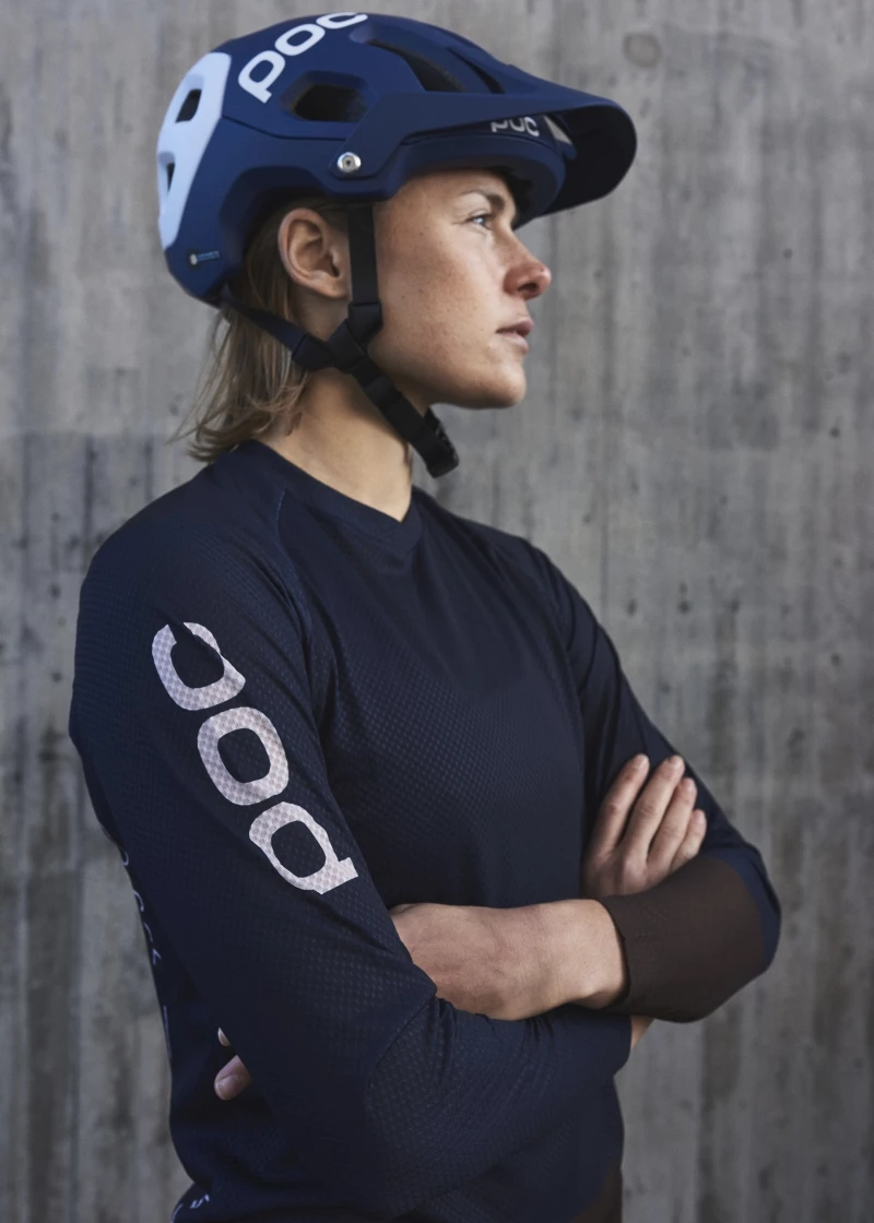 POC MTB Pure LS Turmalin Navy/Axinite Braun